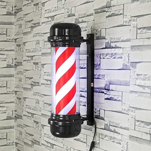 71 cm Pólo de barbeiro LED vermelho Branco rotativo listras iluminantes luminárias de salão-deviga leve de salão de cabelo de salão de salão de cabelo para salão de salão de salão de beleza 22.10.5