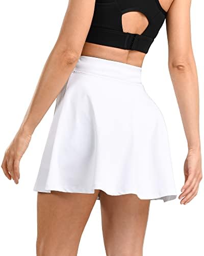 Fosirug Womens Tennis Skirt High Wistist