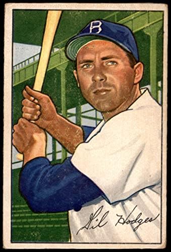 1952 Bowman # 80 Gil Hodges Brooklyn Dodgers VG Dodgers