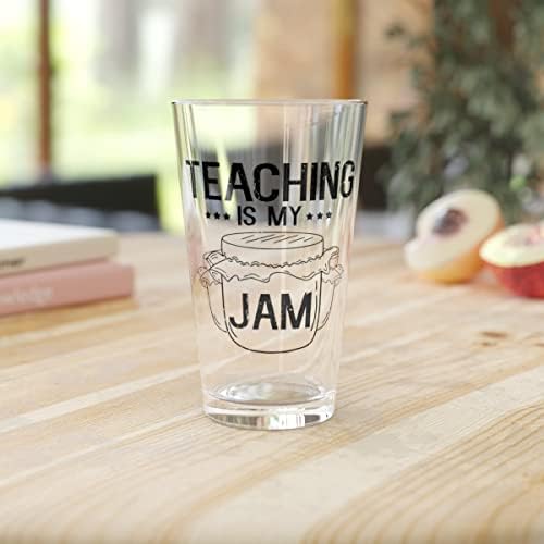 Beer Glass Pint 16oz A novidade Tutor instrutora Professor Professor Trainor Amante Mentor Hilariante Mentoring Entusiasta