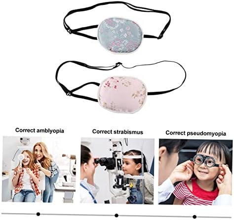 2pcs de seda de seda Low Vision Óculos de óculos de óculos flexíveis de óculos para crianças preguiçosas