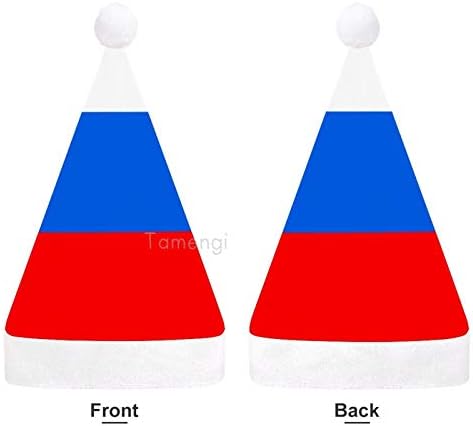Chapéu de Papai Noel de Natal, bandeira eslovena chapéu de férias de natal para adultos, Unisex Comfort Christmas Hats for New Year Festive Festive Holiday Party Event