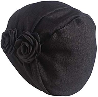 Quimioterapêutica helicotana de chapéu de flores de lenço de lenço de lenço envolta chapéu de perda de cabelo para paciente com câncer