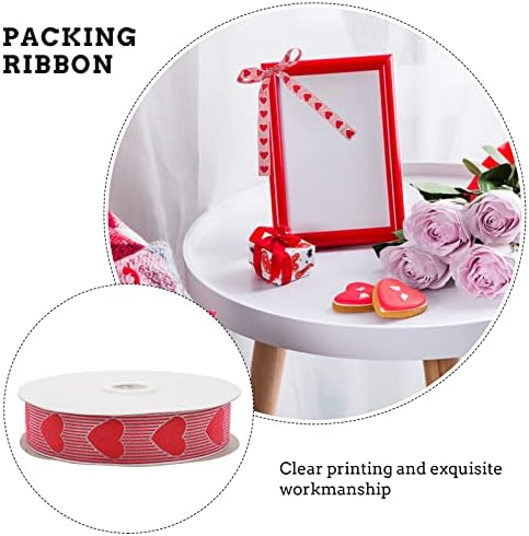 1 rolo de amor Pacar Package Pacote de Ribbon embrulhando fita de dia dos namorados para decorações de casa/parede/sala