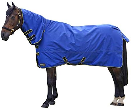 Hy Equestrian Stormx Original 100g Combi Neck Turchout Rug - Blue