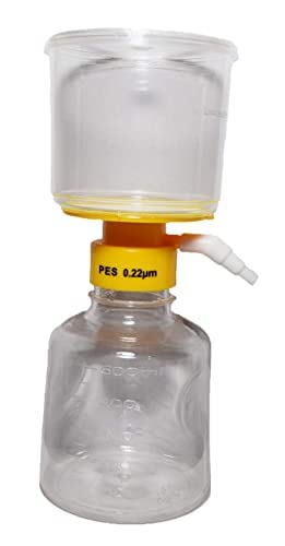 Sistema de filtragem de vácuo de garrafa de 250 ml de Advangene 250ml, membrana de PES de 0,22um, estéril