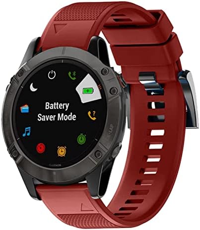 Silicone Watchbands Wrist Smart Watch tiras para Garmin Fenix ​​7 7x 6x 6 Pro 5x 5 3HR 935 Liberação rápida Easy Fit 26