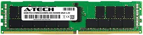 RAM de memória A -Tech de 32 GB para HPE ML110 G10 - DDR4 2133MHz PC4-17000 ECC Registrado RDimm 2RX4 1.2V - servidor único