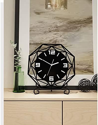 Relógios de mesa de Zsedp Design Desk Relógio Relógio para casa de decoração de sala de estar Presente