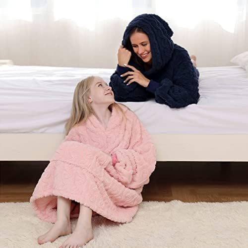Capuz de cobertor de grandes dimensões da Festicorp para adultos - moletom extra vestível com manga gigante, capuz e bolso
