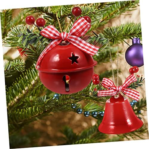 Toyandona Christmas Bells 2pcs Árvore de Natal decoração de férias decoração de arco de arco pingente de natal pingente de natal pendurar