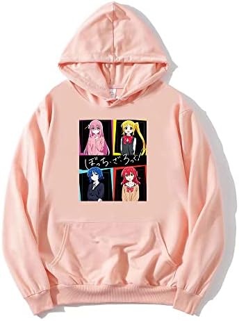 Bocchi The Rock! Hoodies Anime Merch Casual Capuz Sorto Unissex Roupas