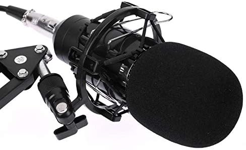WSSBK KTV Microfone Karaoke Studio Cardiod Condenser Capacitor Microphone Music Recording Mic for PC Laptop Record