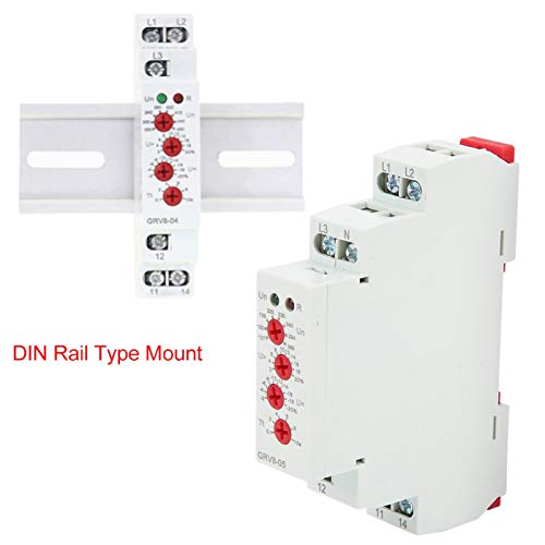 Indicadores LEDs Volume Super Pequeno Volume Três-Fase Relé Proteção Relé de Monitoramento de Tensão Grv8-05 Relé de Controle