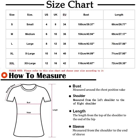 3/4 de manga Camisas de Páscoa para mulheres Crewneck Tees Tops Tops Camiseta gráfica impressa para mulheres para mulheres