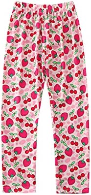 Aislor Kids Leggings Girls Floral Mold Floral Tights Comprimento completo Pants Athletic Yoga Dance Strety Troushers