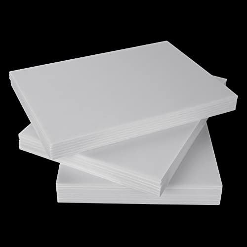 Placa de espuma de 30pcs 11 ”x 15”, 1/5 ”de espessura placa de núcleo de espuma branca, tábuas de poster de tábuas de tapa de