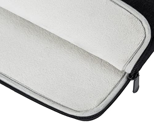 Manga de laptop Jooeer de 16 polegadas para MacBook Pro A2485 A2141 A2780, capa de laptop à prova d'água protetora que transporta tampa portátil de bolsa com bolsos, pretos, preto