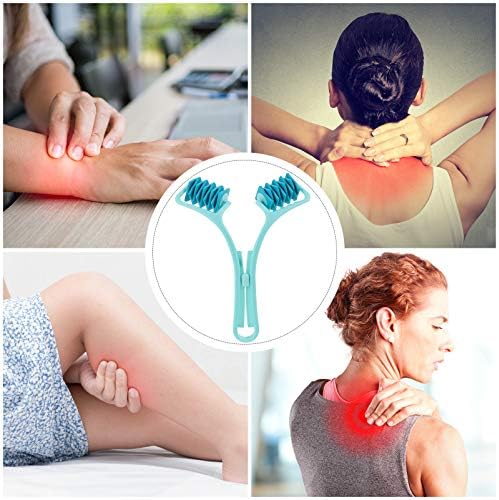 Besportble 3pcs Massagem e liberação de mão de mão para o tipo Tipo de músculo azul-azul y Massagem auto-massagear a perna do