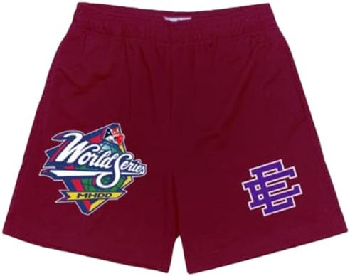 Uiwuqh shorts hipster sweetpante malha calças respiráveis ​​quartos de beisebol de beisebol shorts de basquete de hip