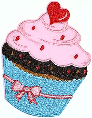 JPT - Cupcake Sweet Cake Bakery Soberma Appliques Apliques/costurar em patches Citão de logotipo Cute
