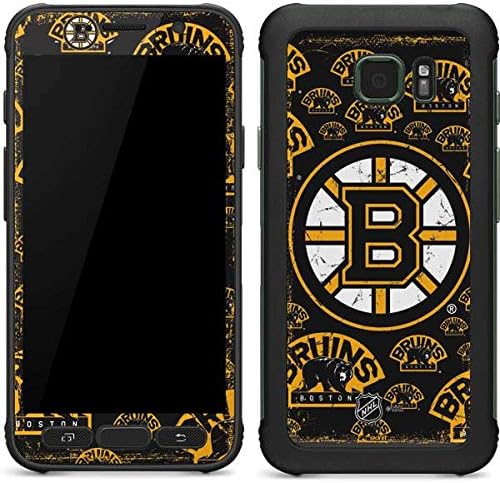 Skinit Decalk Phone Skin Compatível com Samsung Galaxy S7 Ativo - Oficialmente licenciado NHL Boston Bruins Blast Design