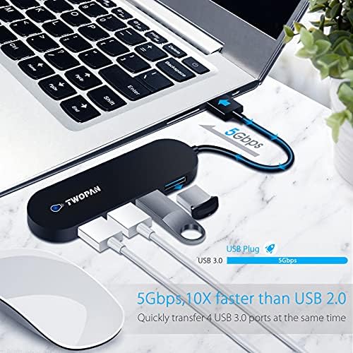 Twopan USB 3.0 Hub para MacBook Pro/Air, iPad Pro