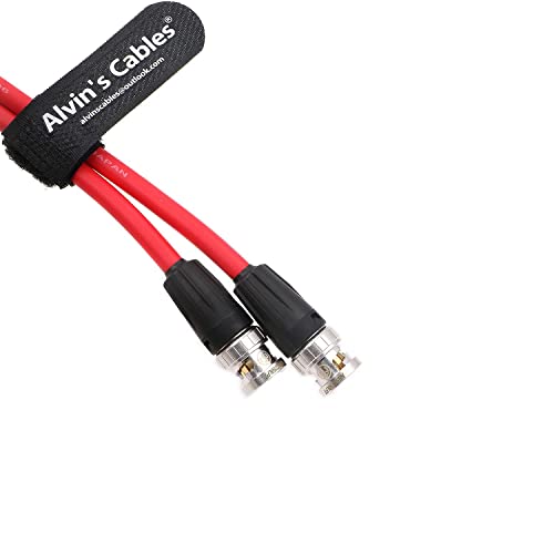 Cabos de Alvin 12g HD SDI Video Coaxial Cable BNC masculino para masculino para câmera de vídeo 4K