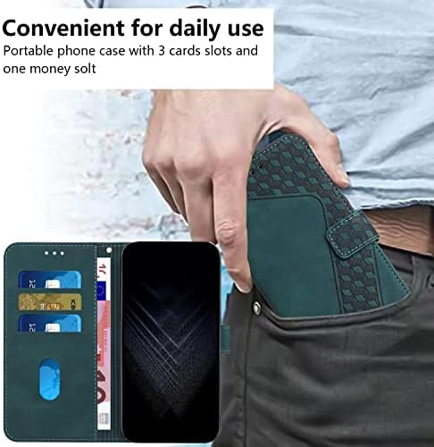 Caixa de carteira de protetora de proteção telefônica compatível com Motorola Moto G Stylus 2021 5G, capa de couro de couro PU