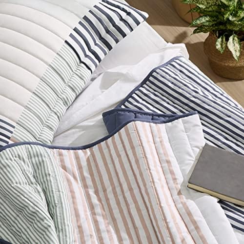 Bedsure Quilt Set Queen - retalhos de retalhos do conjunto de colchas de colchas leves, 3 peças de cama de colcha geométrica
