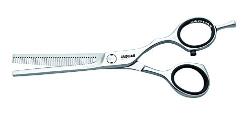 Jaguar tesouras linha de prata CJ4 mais 5,5 polegadas Profissional, ergonômico, desbaste de cabelo de aço, texturização,