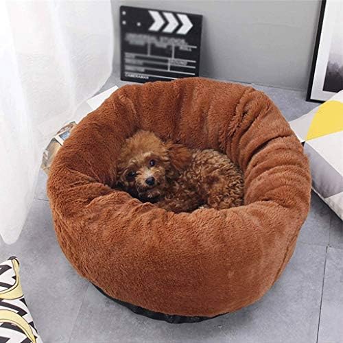 Cama de cachorro de luxo mastigável com cobertor para calor e segurança - oferece suporte de cabeça, pescoço e articulação