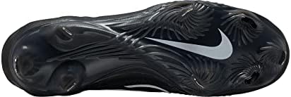 Nike alpha huarache nxt dj6517-010 preto/fumaça escura Cinza/fumaça clara/branca de metal de metal chutes de beisebol 10.5 EUA