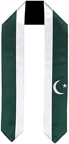 Faixa de bandeira do Paquistão SASH/Estudos internacionais de estudos no exterior unissex