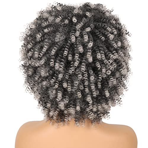 Peruca de G&T peruca afro para mulheres desgaste sem glu e peruca curta peruca curta curta com perucas resistentes ao calor para uso diário e de festas.