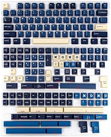 Perfil de cerejeira ABS personalizada Tirada dupla 196 keycaps keycaps Ansi & ISO Layout Keycaps para jogos de teclado mecânico Cherry