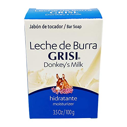 Sabão de leite de burro grisi 4-pacote 3,5 onças