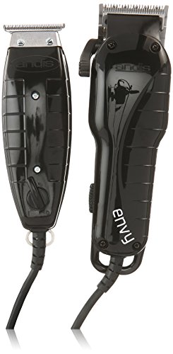 Andis Stylist Combo Envy Clipper + Trowrliner Trimmer Black Combo Combo Haircut Kit 66280