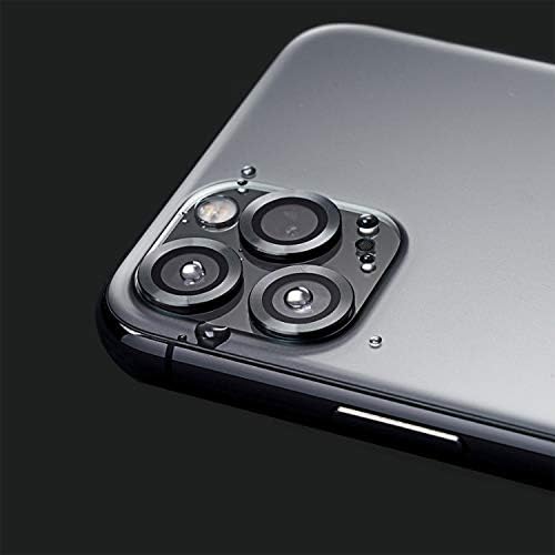 Rhinoshield [pacote de 3] Protetor de lente da câmera compatível com [iPhone 14 Pro / 14 Pro Max] | Alta clareza à prova de arranhões 9H vidro temperado e acabamento em alumínio - roxo