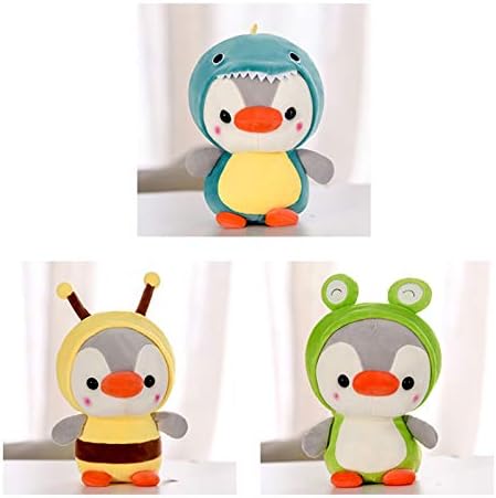 CQCYD Brinquedo de pelúcia de pinguim fofo, Natal Kawaii Para de pelúcia de pelúcia com cauda fofa, travesseiro