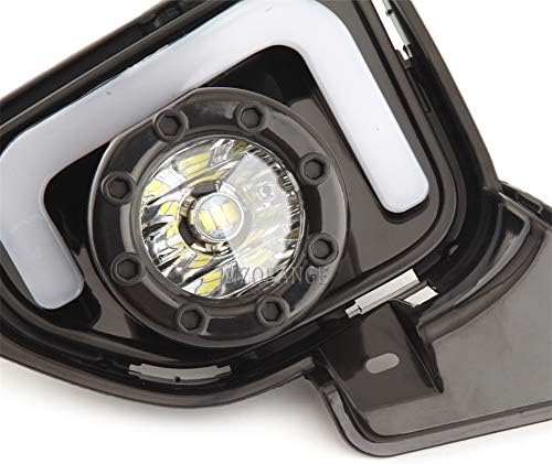 Mzorange Daytime Running LED LED DRL Turn Signal Fog Lamp para Toyota Hiace 2014 2015 2017 2018