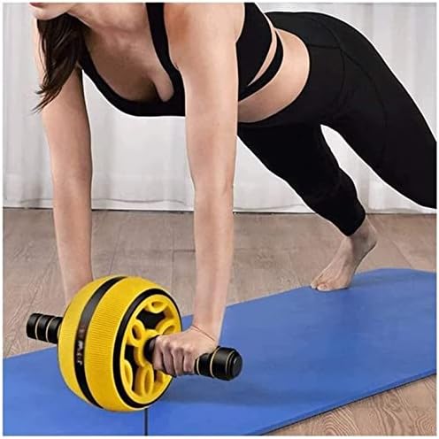 MXJCC AB Roller Wheel, Equipamento de exercícios ABS para treinamento abdominal e de força do núcleo, rodas de exercício
