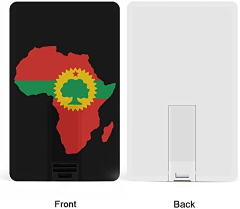 Bandeira Oromo no mapa da África USB Drive Flash Drive personalizado Drive de memória Stick