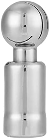 Bola de spray de aço inoxidável de aço inoxidável de 360 ​​graus - bico de limpeza rotativo para limpeza sanitária de tanque feminino feminino de 3/4 de polegada tamanho