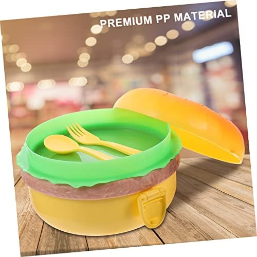 UPKOCH 5PCS Box Box Box Plasticos para Comida para Niños Bento Salada Recipiente Caixas Bento para Informações Informações