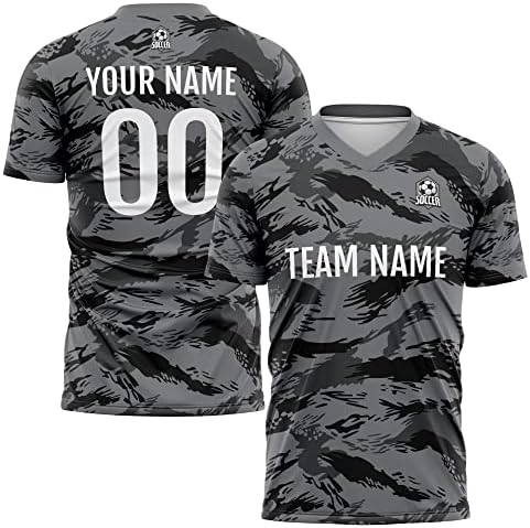 Camisetas de futebol personalizadas para crianças adultos camisetas personalizadas de futebol com o nome do nome da equipe logotipo