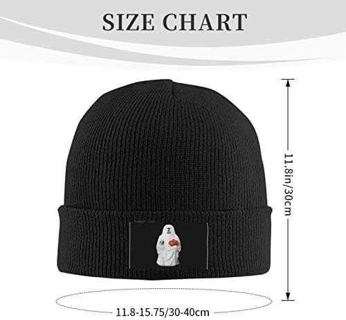 Frank Iero Knit Hat Winter Summer Warm Skull Cap para feminino e homem -chapéu de gorro preto
