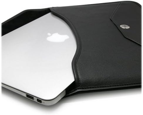 Caixa de ondas de caixa compatível com Lenovo 300E - bolsa de mensageiro de couro de elite, design de envelope de capa