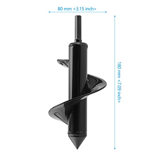 Broca de troca de traseiro para plantio, sehoi 2 pacote de 3 x 7 polegadas Buer de planta de jardim em espiral, ferramenta de plantio de plantador rápido de lâmpada, ajuste para broca de acionamento hexáticos de 3/8 polegadas