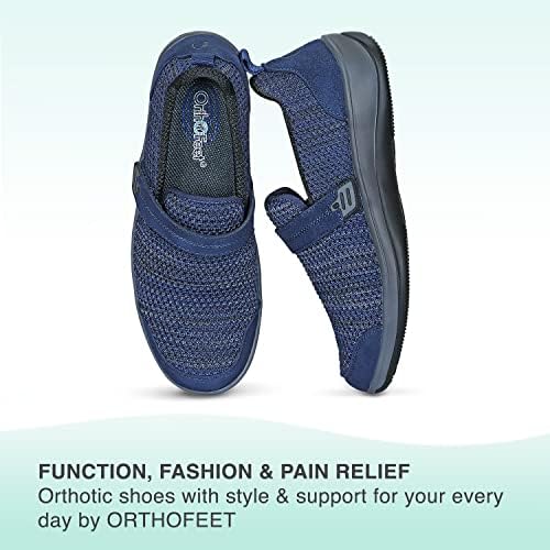 Sapatos inovadores de fasceíte plantar ortofeet para mulheres - ideal para alívio da dor no calcanhar. Sapatos terapêuticos com